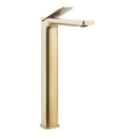 Crosswater Glide II Tall Basin Monobloc - Brushed Brass
