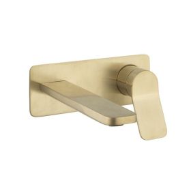 Crosswater Glide II Basin 2 Hole Set - Brushed Brass