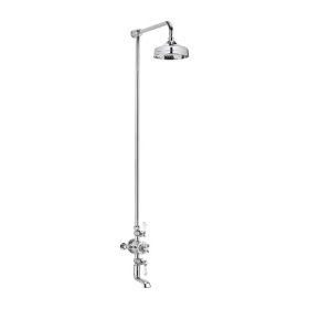 Crosswater Belgravia Thermostatic Shower Valve with Fixed Head Bath filler