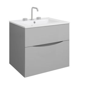 Crosswater Glide II 600 Unit with Ceramic Basin