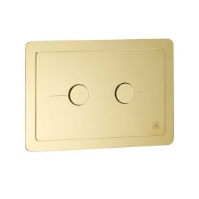 Just Tap Grosvenor Antique Brass Metal Pneumatic Flush Plate