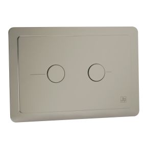 Just Taps Grosvenor Nickel Metal Pneumatic Flush Plate
