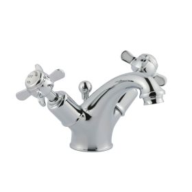 Just Taps Grosvenor Pinch Basin Mixer With Pop Up Waste