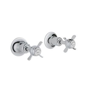 Just Taps Grosvenor Pinch Wall Valves 1/2