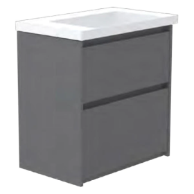 GSI Norm 80 x 50 2 Drawer Vanity Unit