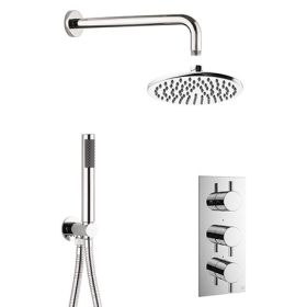 Crosswater MPRO 2 Outlet 3-Handle Shower Bundle - Chrome