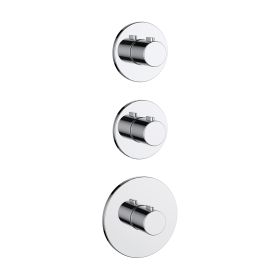 Just Taps Hugo 3 Handle 3 Outlet Thermostatic Shower Valve