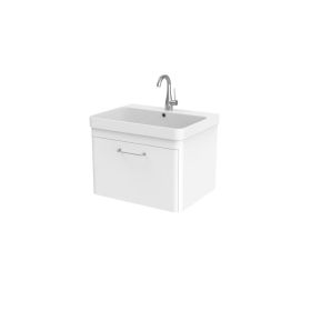 Saneux HYDE 60cm 1 drawer wall mounted unit - Matt White