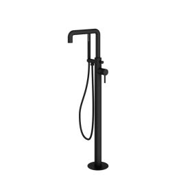 Abacus Iso Pro Freestanding Bath/Shower Mixer Matt Black 