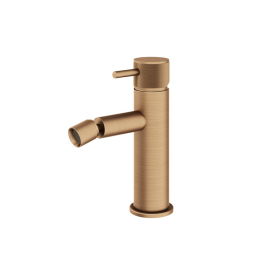 Abacus Iso Pro Mono Bidet Mixer Brushed Bronze