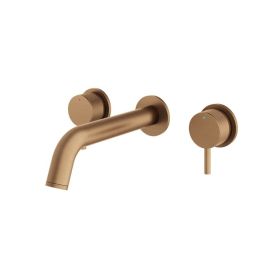 Abacus Iso Pro Concealed Basin Mixer Brushed Bronze