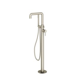 Abacus Iso Pro Freestanding Bath Shower Mixer Brushed Nickel 