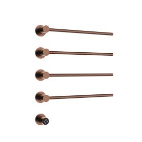 Just Taps ONYX  Electric Only Towel Rail Brushed Bronze