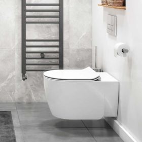 Crosswater Kai X Wall Hung WC & Thin Soft Close Seat