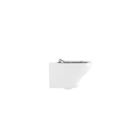 Crosswater Kai Gloss White Wall Hung Toilet with Soft Close Seat