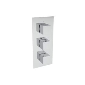 Saneux TOOGA 2 way thermostatic low pressure shower valve kit - Chrome