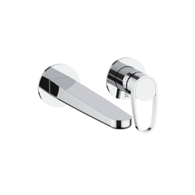 Crosswater LAZO Chrome Basin 2 Hole Set