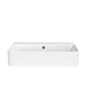 Crosswater Libra 56x42 Semi Recessed Basin 0TH  Matt White