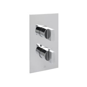 Just Taps Leo Thermostatic Concealed 3 Outlet Shower Valve