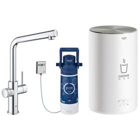 Grohe Red Duo Kitchen Sink Mixer Tap With M Size Boiler