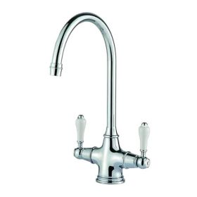 Clearwater Alrisha C Twin Lever Monobloc Kitchen Sink Mixer Tap