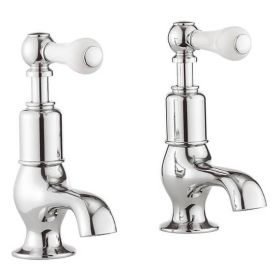 Crosswater Belgravia Lever Cloakroom Basin Taps-Chrome