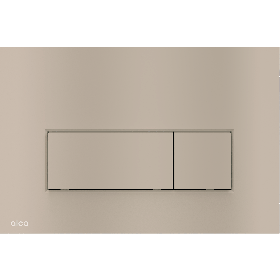 Alca thin flush plate rectangular matt nickel
