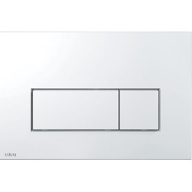 Alca Thin Flush Plate (Rectangular) - Polished Chrome