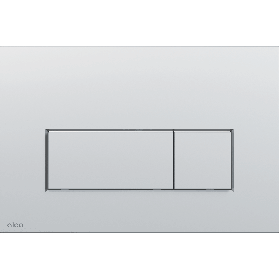 Alca Thin Flush Plate (Rectangular) - Matt Chrome