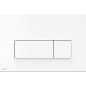 Alca Thin Flush Plate (Rectangular) - Matt White