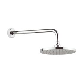 Crosswater Fusion 200mm Round Fixed Head with 340mm Wall Arm