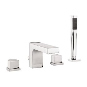 Crosswater Planet Bath Shower Mixer 4 Hole Set with Kit