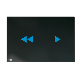 Alca Night Light 2 Sensor Flush Plate with Arrows
