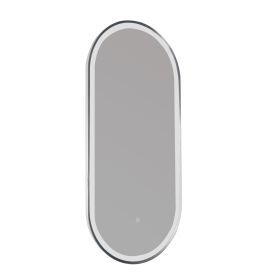 Just Taps OVAL LED Illuminated Bathroom Mirror 1000mm H x 450mm W  With Light