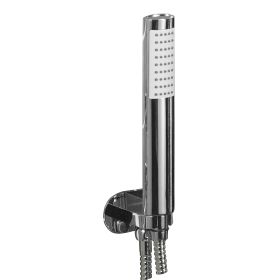 Just Taps Oval water outlet and holder with hose and handshower-Chrome