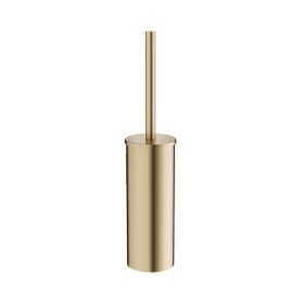 Crosswater MPRO Brushed Brass Wall Mounted Toilet Brush Set