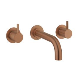 Crosswater MPRO Brushed Bronze Bath 3 Hole Set