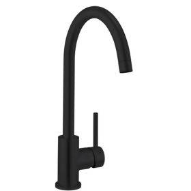 Crosswate MPRO Side Lever Kitchen Mixer  – Matt Black - PRO714DM