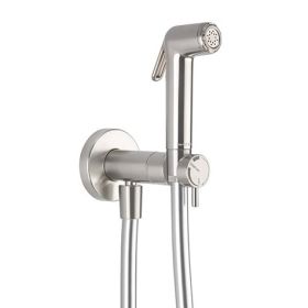 Crosswater MPRO Integrated Douche Valve, Handset & Holder Brushed Stainless Steel