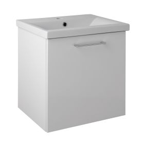 Just Taps Pace 500 Wall Mounted Vanity Unit with Single Door