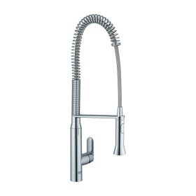 Grohe K7 Mono Chrome Kitchen Sink Mixer Tap With Metal Lever