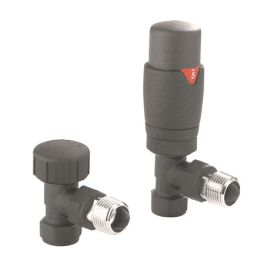 Crosswater Kai Angled TRV Valve – Anthracite