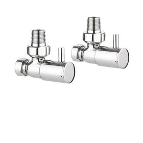 Crosswater Round Angled Valve – Chrome