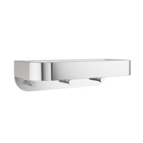 Crosswater  Shower Basket Chrome Wall Mounted White Tray