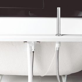 Crosswater Follow Me Round Handset and Hose - Chrome