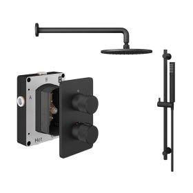 Abacus Shower Pack 2 - Iso Pro - Matt Black