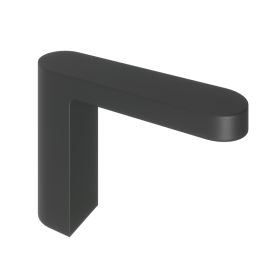 Abacus Ki Deck Mounted Bath Spout Matt Black
