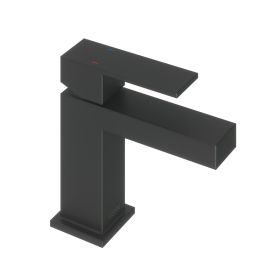 Abacus Plan Mini Mono Basin Mixer Black 