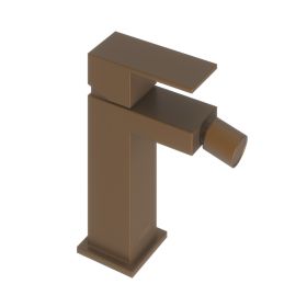 Abacus Plan Mono Bidet Mixer Brushed Bronze