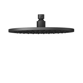 Abacus Emotion Round Fixed Shower Head 250Mm Matt Black